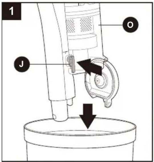 EUREKA RapidClean NEC101CBL - Dust cup- Empty after each use - 1