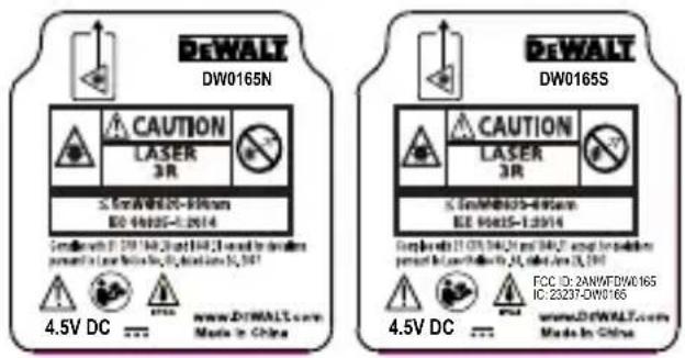 DEWALT DW0165N - AVISO: - 2