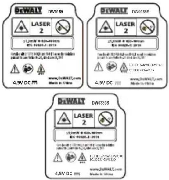DEWALT DW0165N - AVISO: - 1