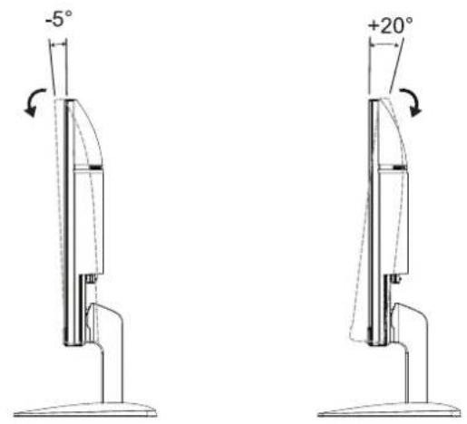 AG Neovo SC-2203 - Réglage de l'inclinaison - 1