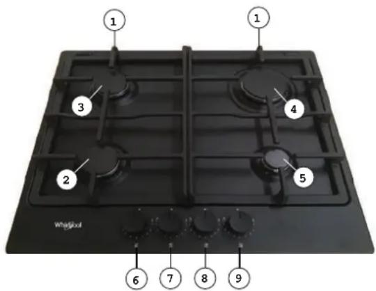 WHIRLPOOL TGML 660 NB - OPIS SPOTREBIČA - 1