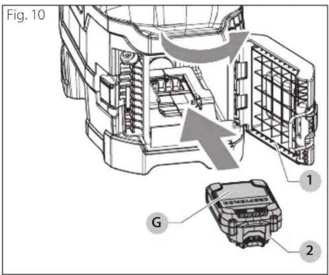 Craftsman CMXCAFG190682 - Installing the Battery - 1