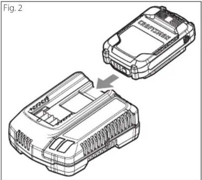 Craftsman CMXCAFG190682 - Charging a Battery - 1