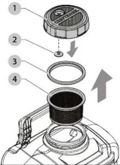 Craftsman CMXCAFG190682 - Cap and Filter Basket Maintenance - 1