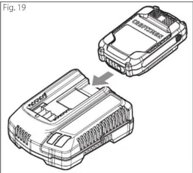 Craftsman CMXCAFG190682 - Chargement de la batterie - 1