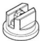 Craftsman CMXCAFG190682 - Buse à jet éventail étroit à débit faible (jaune) - 1