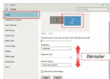 MOBILE PIXELS Duex Plus - Modifier les paramètres d'affichage pour ajuster la taille du contenu sous Windows - 1