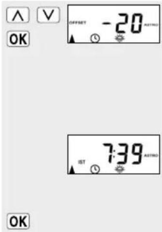RADEMACHER Troll Comfort 5625-AL - Menu 5 - Adapter l'horaire crépusculaire matinal [ ] - 3