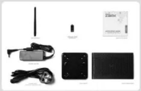 Zotac ZBOX CI625 nano - CONTEÚDO DA EMBALAGEM - 1