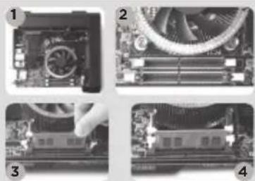 Zotac ZBOX Magnus One ECM53060C - INSTALLATION DE MODULES DE MEMOIRE - 1