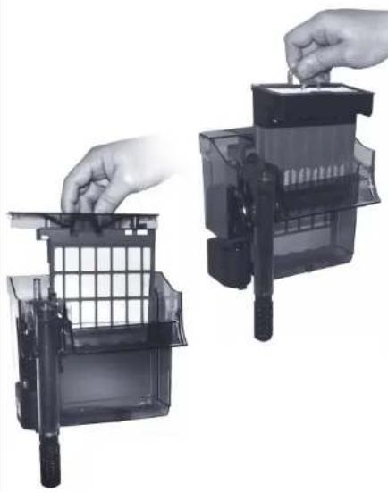 Fluval C4 - INSTALLING FILTER INSERTS - 1