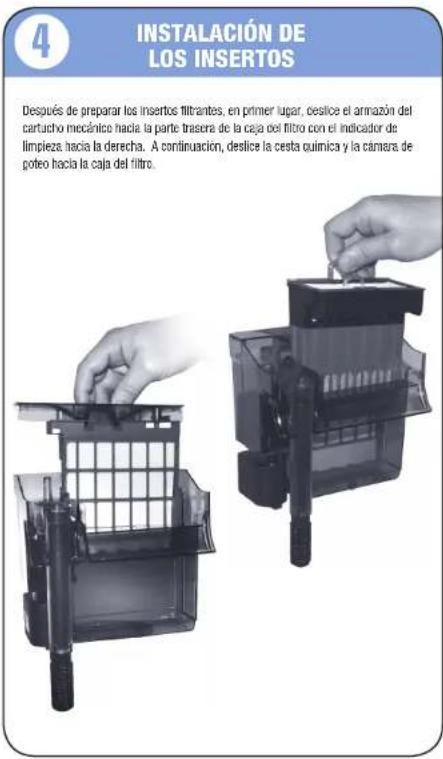 Fluval C2 - GUIA DE COMIENZO RAPIDO DEL FILTRO MECANICO FULLLC - 4