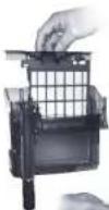 Fluval C2 - Poly-/Schaumstoffeinsatz - 1