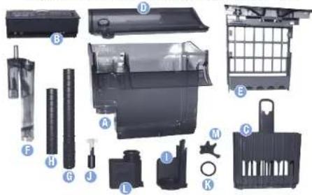 Fluval C2 - REPLACEMENT PARTS - 1