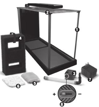 Fluval Spec 5 - Component List • Liste des pièces • Teileliste • Lista de Componentes - 1