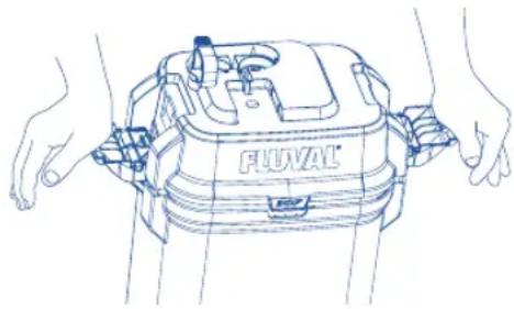 Fluval 207 - Maak de filter leeg - 1