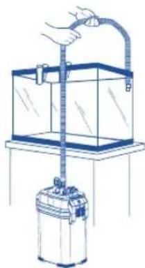 Fluval 207 - Préparer le branchement du tube d'entrée - 5