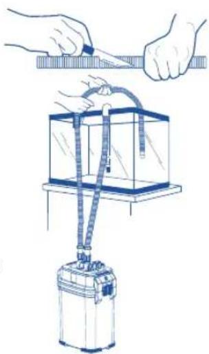 Fluval 207 - Breng de uitgangsverbindingen tot stand - 2