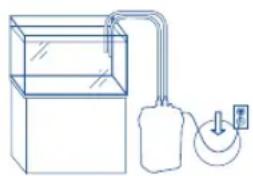 Fluval 207 - PERIGO – Para evitar possíveis choques elétricos, deve tomar cuidados especiais, uma vez que é usada água na utilização do equipamento de aquário. Em cada uma das seguintes situações, não tente efetuar reparações; devolva o equipamento a serviços técnicos autorizados para manutenção ou elimine-o. - 1
