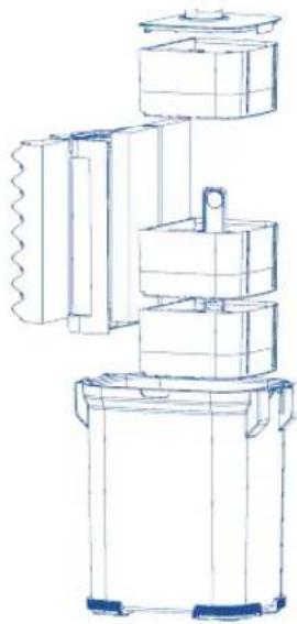 Fluval 207 - Maak de filter klaar - 1