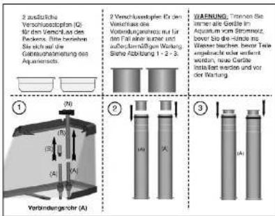 Fluval Vicenza - PFLEGE UND WARTUNG DES AQUARIENGLASBECKENS - 2