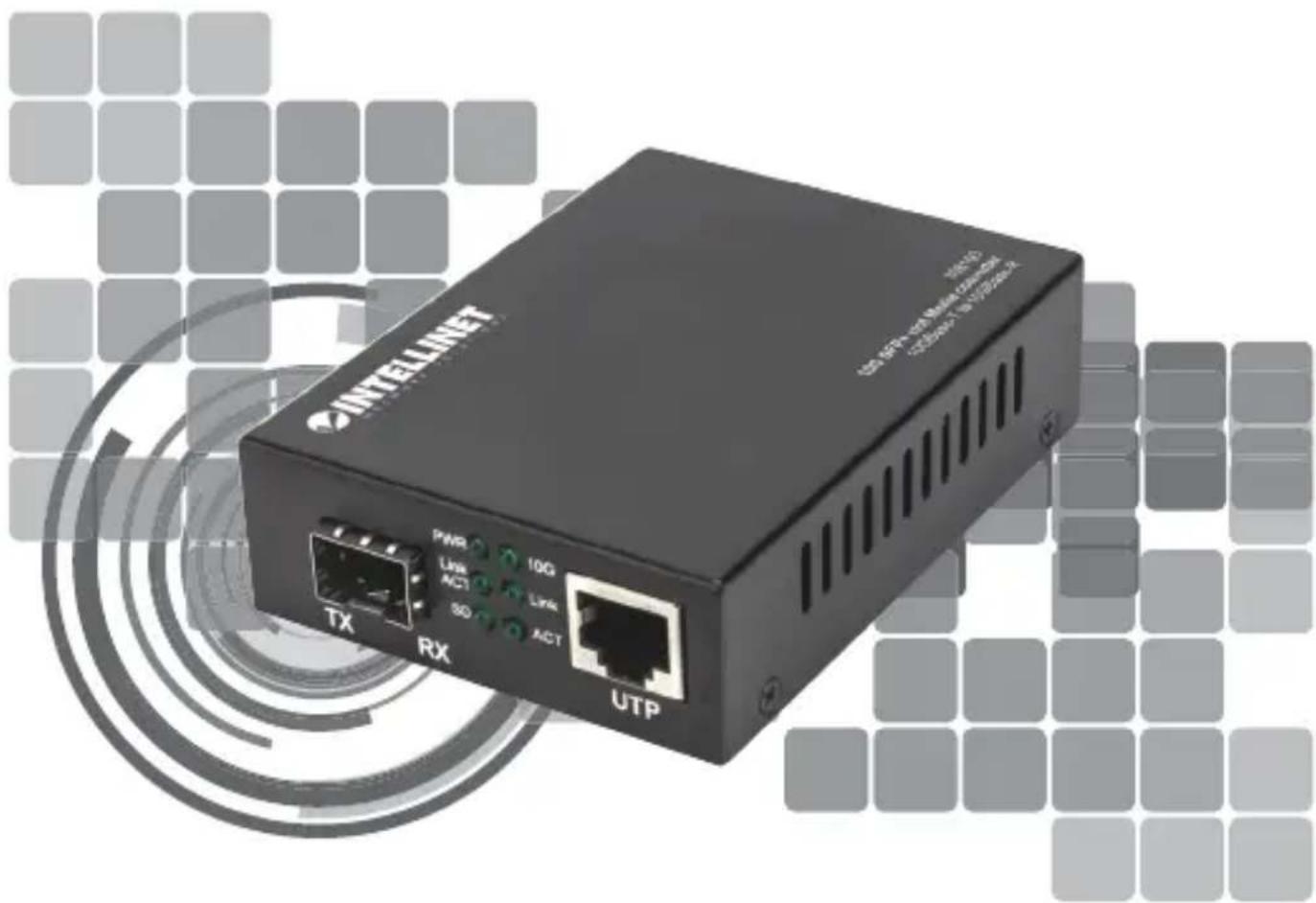 Intellinet 508193 - 10GBase-T to 10GBase-R Media Converter Instructions - 1