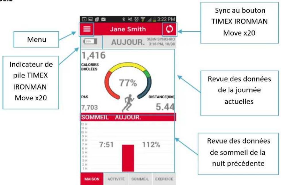 TIMEX Ironman Move x20 - PAGE D'ACCUEIL - 1