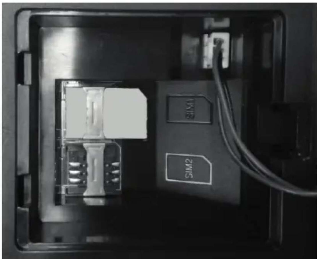 Simvalley TTF-401 - Insérer une carte SIM - 3