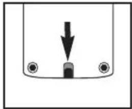 VINCENT CD-200 - Change/inserting the batteries: - 1