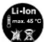 GLORIA WeedBrush li-on - Safety instructions for handling charger and battery - 1