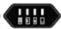 GLORIA MultiBrush li-ion - Battery power (green LEDs): - 4