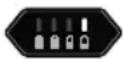 GLORIA MultiBrush li-ion - Potenza dell'accumulatore (LED verdi): - 1
