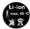 GLORIA MultiBrush li-ion - Symbolik auf dem Gerät sowie in der Betriebsanleitung - 17