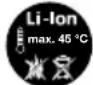GLORIA MultiBrush li-ion - Safety instructions for handling charger and battery - 1