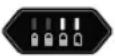 GLORIA FineCut 18V - Moc akumuladora (zielone diody LED): - 2