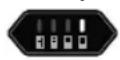 GLORIA FineCut 18V - Battery capacity (green LEDs): - 1