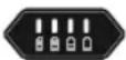GLORIA FineCut 18V - Indicador del nivel dearga de la bateria - 4