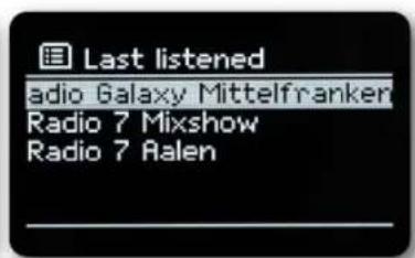 REVO SuperConnect Stereo - Recent stations - 2