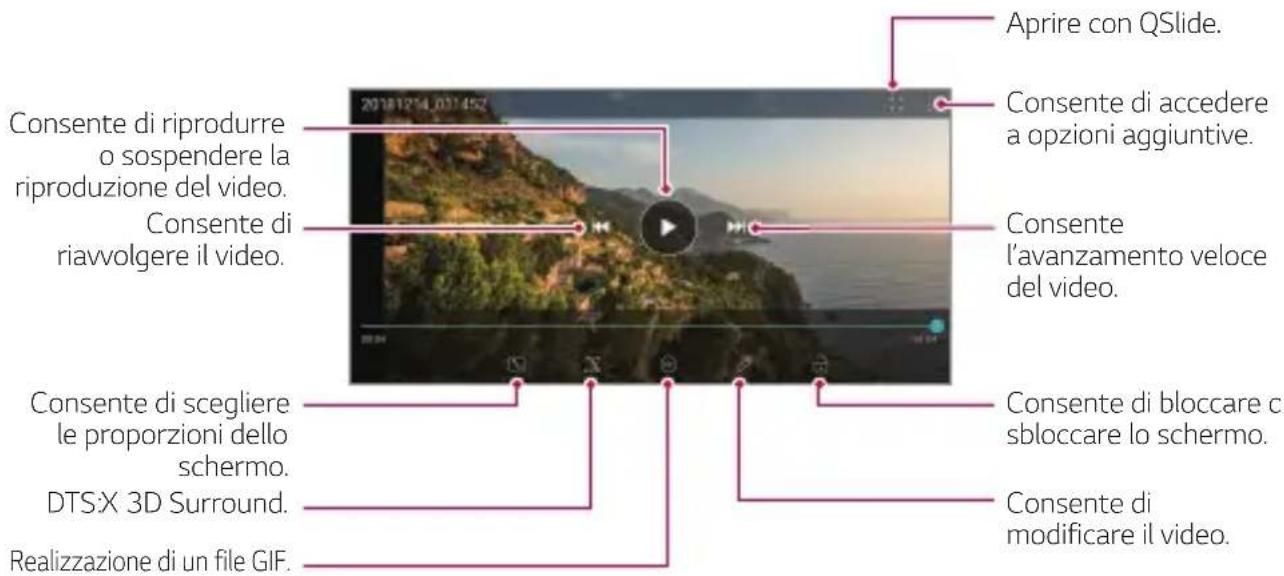 LG LM-Q630EAW - Riproduzione di un video - 1