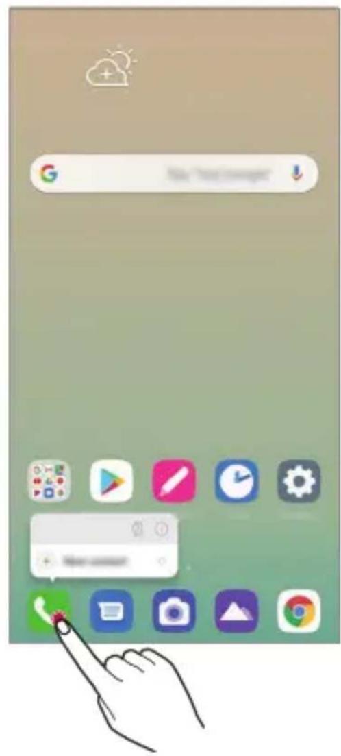 LG LM-Q630EAW - App Shortcuts - 1