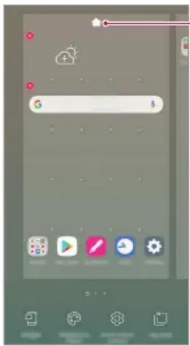 LG LM-Q630EAW - Editing the Home screen - 1