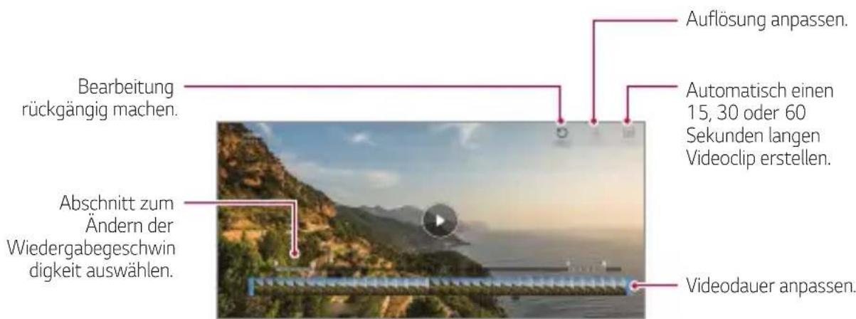 LG LM-Q630EAW - Videos bearbeiten - 1