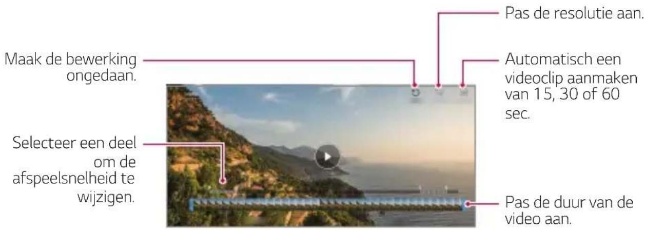 LG LM-Q630EAW - Video's bewerken - 1