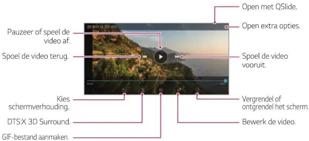 LG LM-Q630EAW - Een video afspelen - 1