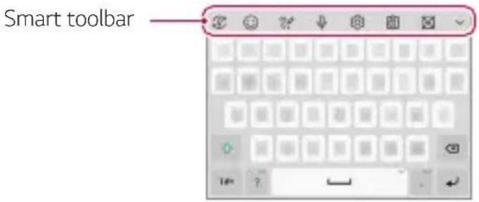 LG LM-Q630EAW - De Smart toolbar gebruiken - 1
