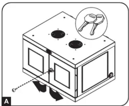 Tripp Lite CSCXS16USB - Cerraduras de la Puerta - 1