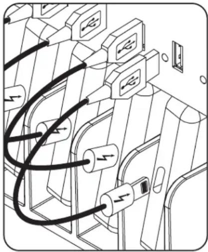 Tripp Lite CSCXS16USB - Подключение смартфонов к зарядному устройству USB / USB-концентратору - 1