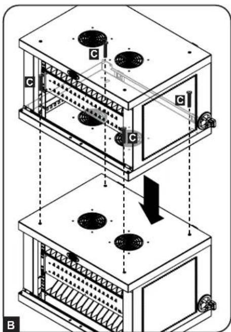 Tripp Lite CSCXS16USB - Stapelbare Ladestation-Schränke - 2
