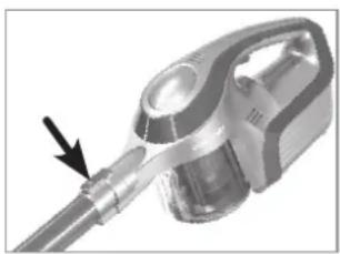 Cleanmaxx 00414 - Mise en place / retrait du suceur turbo et du tube d'aspiration articulé - 1