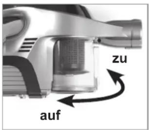 Cleanmaxx 00414 - Staubbehälter abnehmen / einsetzen - 1